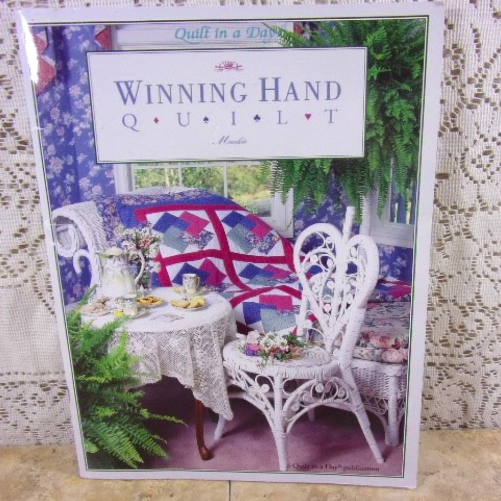 🐱ON SALE  Quilt in a Day Quilt Book, Winning Hand Quilt, New